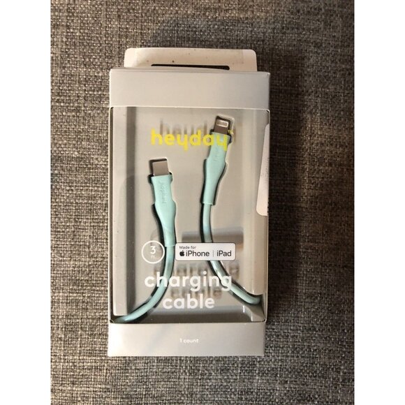 Heyday Other - Heyday Turquoise 3 ft USB-C Charging Cable for iPhone and iPad